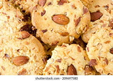 Butter Almond Cookies Use As Background