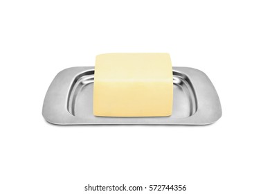 Butter Dish With Butter 