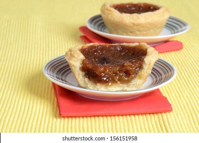 Butter Tart On A Plate