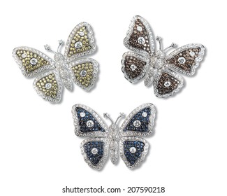 Butterfly brooch
