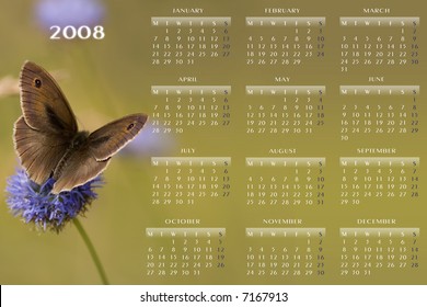 215 November 2008 calendar Images, Stock Photos & Vectors | Shutterstock