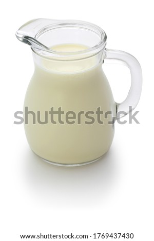 buttermilk isolated on white background