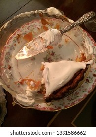 Buttermilk Pie In Vintage Dish