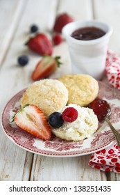 Buttermilk Scones With Jam