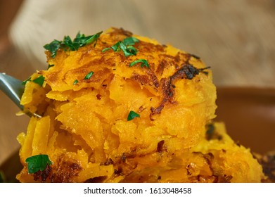 Butternut Squash Chili Pepper Latkes, Favorite Flavor Combinations Close Up