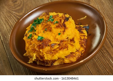 Butternut Squash Chili Pepper Latkes, Favorite Flavor Combinations Close Up