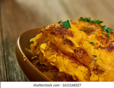 Butternut Squash Chili Pepper Latkes, Favorite Flavor Combinations Close Up