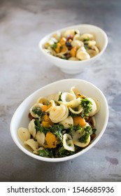 Butternut Squash And Kale  Orecchiette Pasta