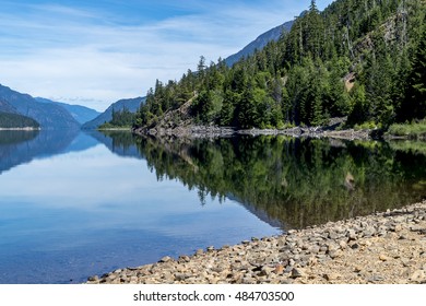 Buttle Lake In Strathcona Provincial Park