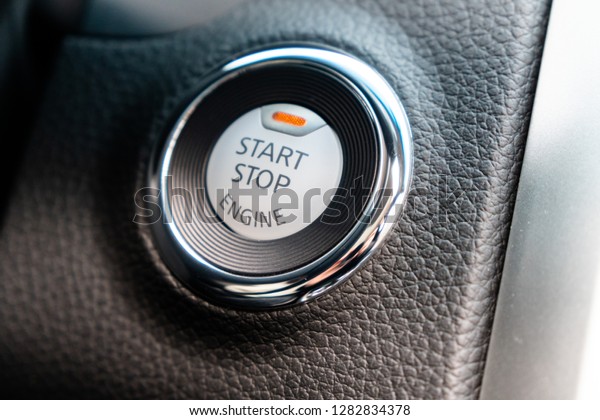 button of  start \
engine