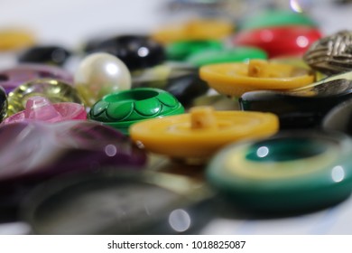 buttons close up 