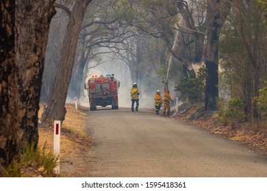 Buxton, NSW/Australia-12/19/2019 Green Wattle Creek Bushfire Emergency In Buxton, Wollondilly.