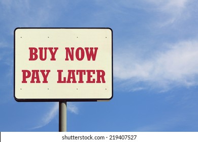 Buy Now Pay Later Sign