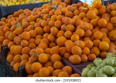 Buying Fresh Organic Produce At The Farmers' Market.