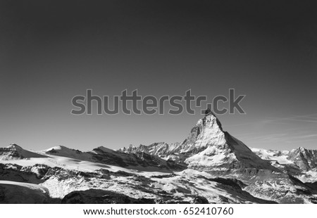 Image, Stock Photo Eiger, monk, virgin