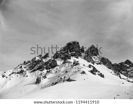 Similar – Dolomiti Dolomiten schwarz