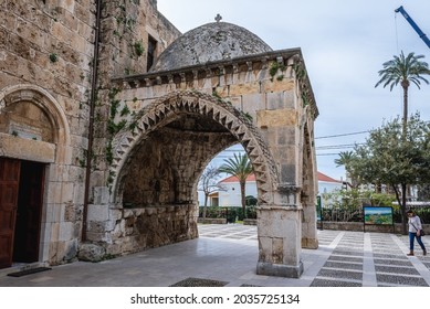 Byblos, Lebanon - March 5, 2020: Church Of St John Marcus Monastery Of Lebanese Maronite Order In Byblos Historic City