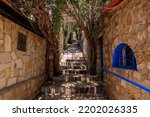 Byblos, world heritage site, traditional old town in the mediterranean old houses, histpric city