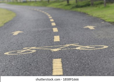 Bycicle Road Sign.