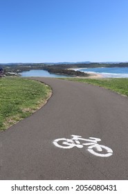 Bycicle Sign, Way To Bykes In The Park. 