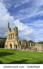 Byland Abbey In The Ryedale District Of North Yorkshire