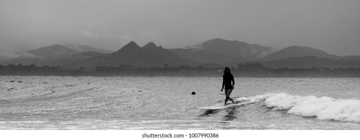 Byron Bay, New South Wales, Australia 

April 28 2016

Old School Surfing Girl In Byron Bay In Black And White