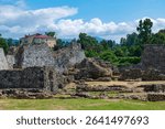 Byzantine fortress, the ruins have been preserved
