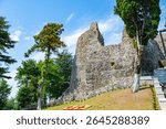 Byzantine fortress, the ruins have been preserved