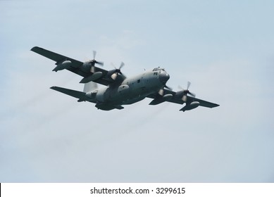C-130 military transport plane
