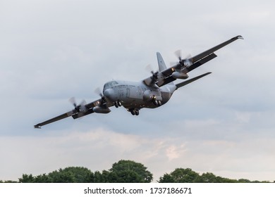 C-130H-30 From The Royal Netherlands Air Force Seen At Fairford In England In July 2017.