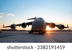 A C-17 Globemaster all cargo aircraft assigned to the 437th Airlift Wing stands ready on the flight line at Joint Base Charleston, South Carolina, Aug. 1, 2023. 