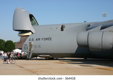 C-5 Galaxy Transport Plane At Andrews Air Force Base