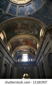 Cabanas Cultural Institute, Hospicio Cabanas, Guadalajara, Mexico.  This Is Clemente Orozco's Sistine Chapel.  Orozco Painted These Murals In The Late 1930s And Died In 1949.