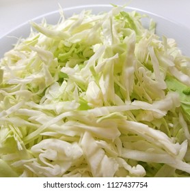 The cabbage cut off