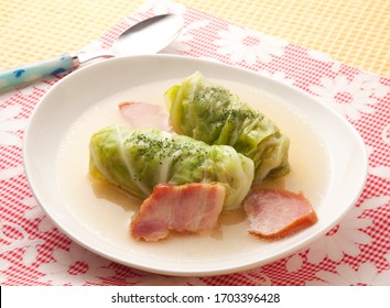 Cabbage Roll And Tomato Sauce