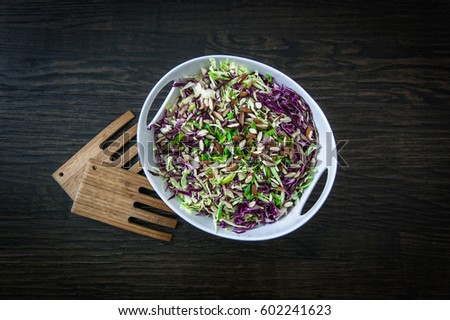 Similar – Red Cabbage, Chickpea, Carrot and Broccoli Salad