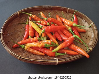 Cabe Rawit Merah Cayenne Pepper On Stock Photo Edit Now 1946250523<script async src=