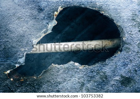 Cabel behind Hole in Wall