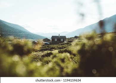 A Cabin In The Finndalen Valley In South Norway