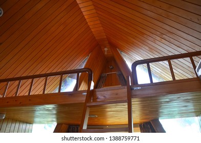 Cabin Interior, Bunk Bed In Cabin.