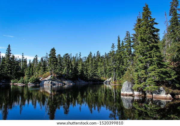 Cabin Lake Cypress Mountain Vancouver Bc Stock Photo Edit Now