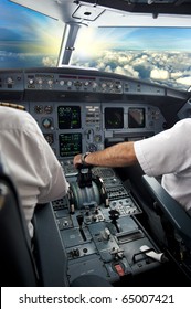 Cabin Pilot On A Airplane