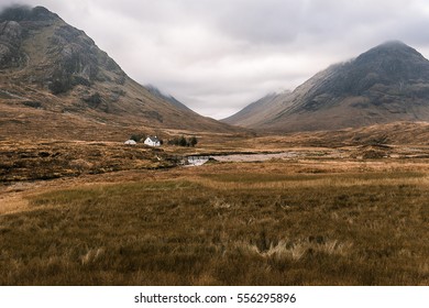 Cabin In The Scottish Highlands