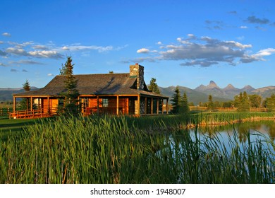 Cabin at Sunset