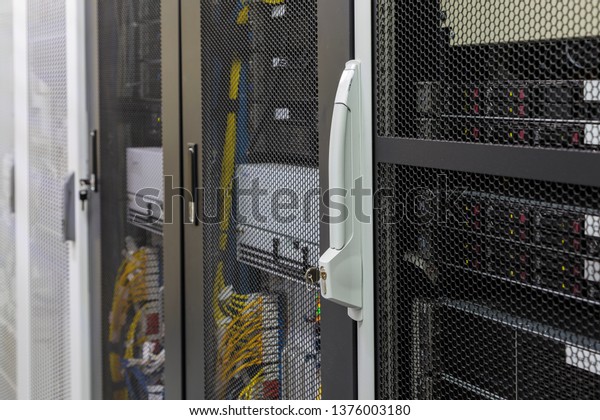 Cabinet Data Center Server Computers Switches Technology