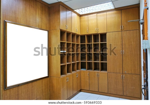 Cabinet Mailbox Office Whiteboard Writing Stock Photo Edit Now