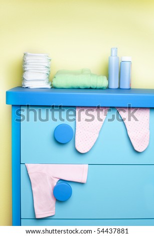 Cabinet Nursery Room Ready Newborn Baby Stock Photo Edit