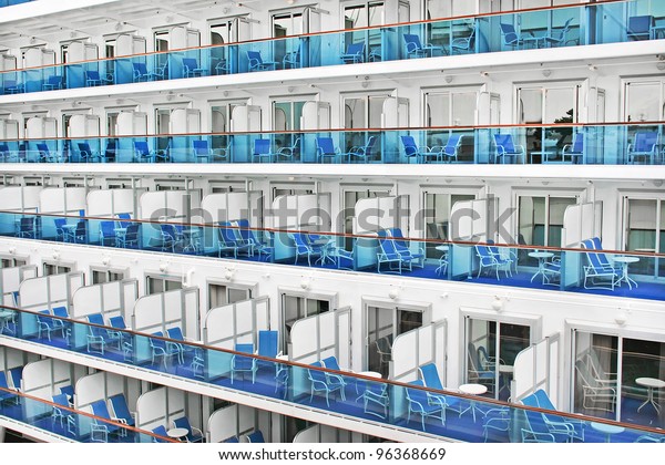 Cabins Modern Cruise Ship Stock Photo Edit Now 96368669