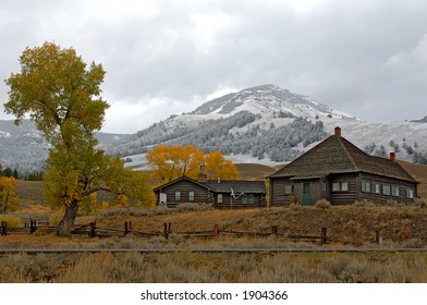 Cabins and Mountains