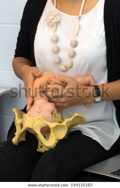 Cable Baynz May 21 2014midwife Demonstrate Stock Photo (Edit Now) 194135183